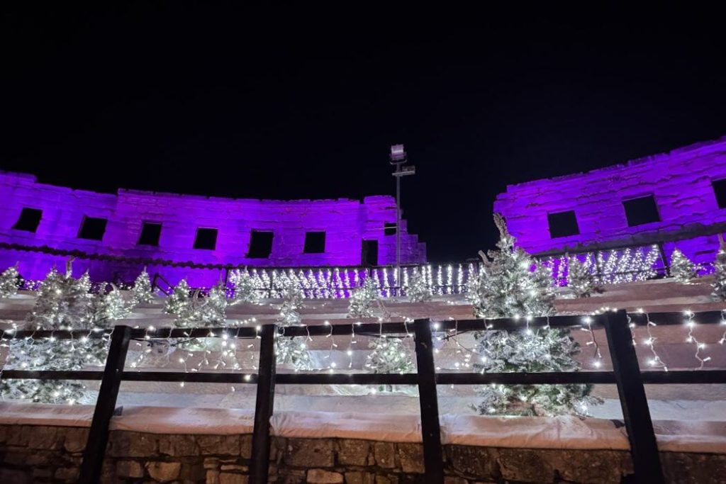 Umjetni snijeg za evente arena pula 2